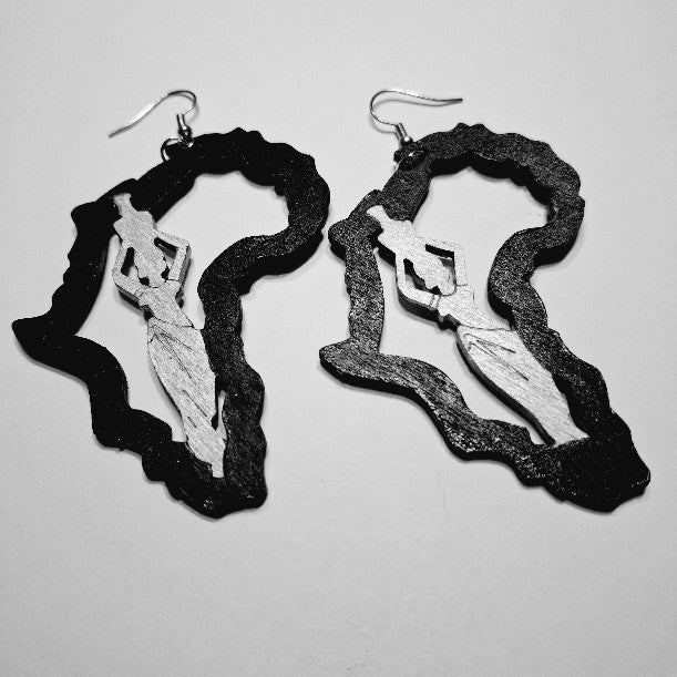 African Lady Earrings