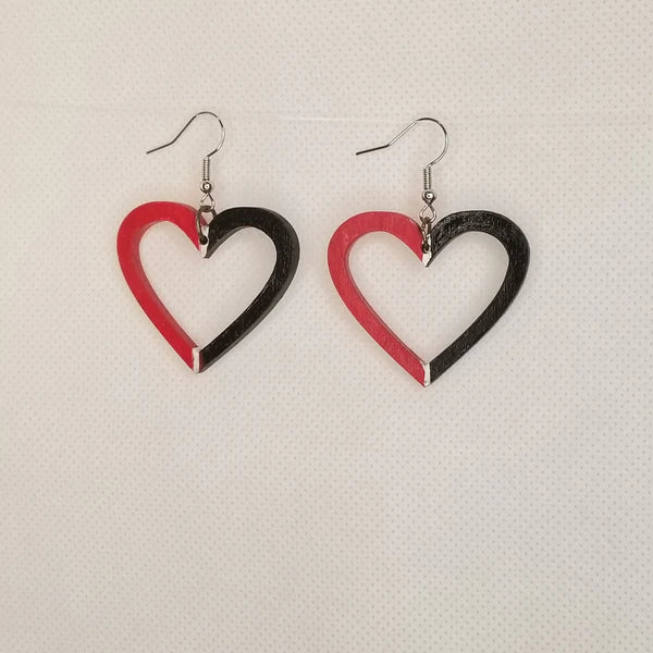 Hollow Heart Earring