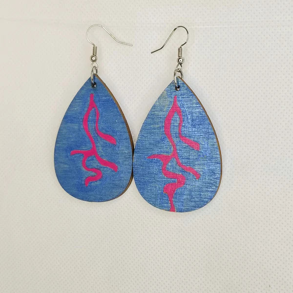 Cracked Earrings