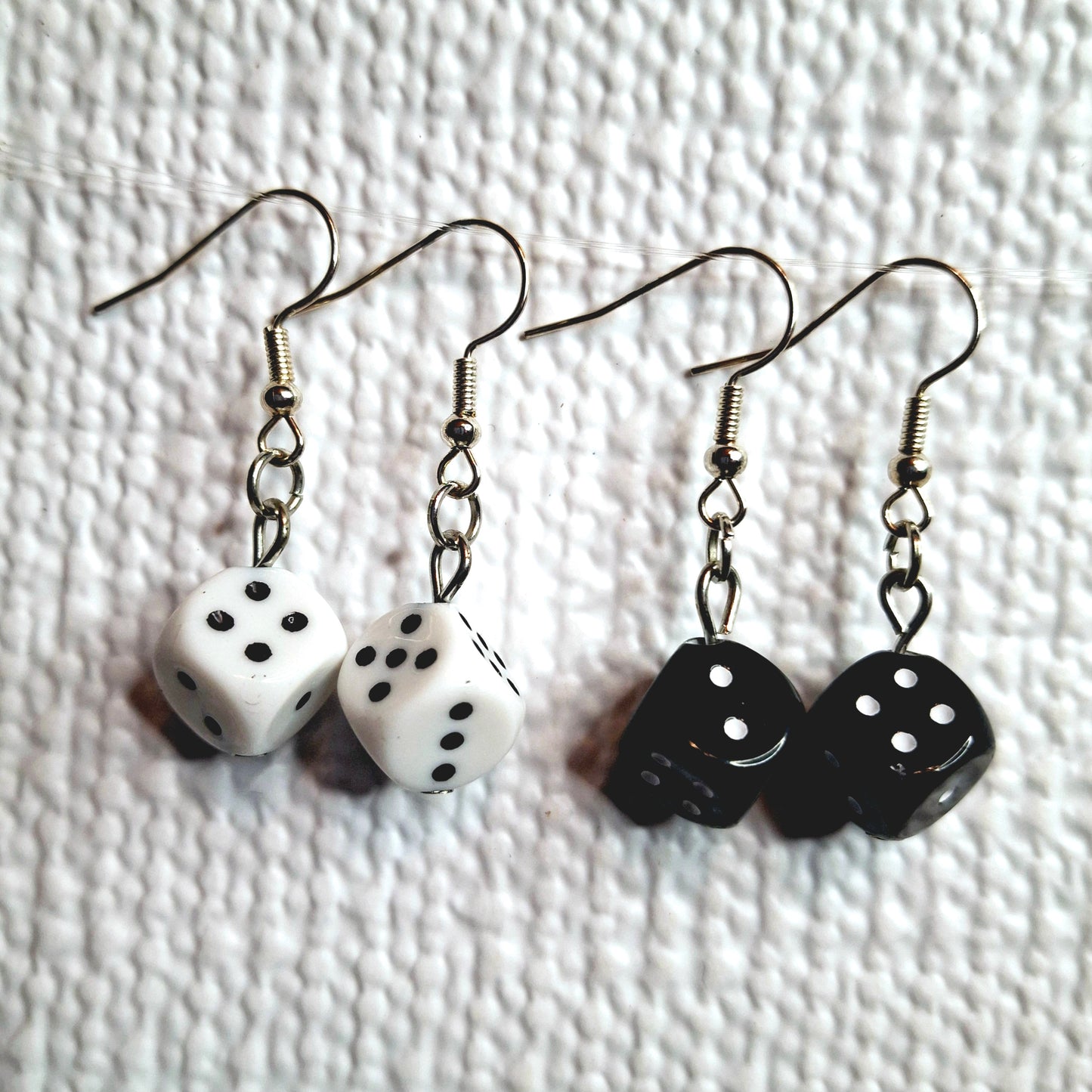 Dice earrings
