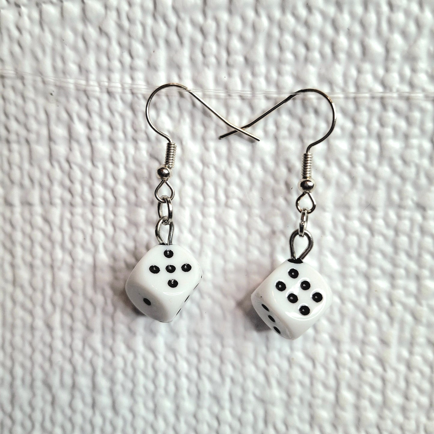 Dice earrings
