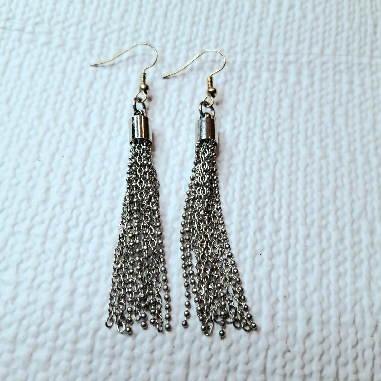 Chain drop earrings