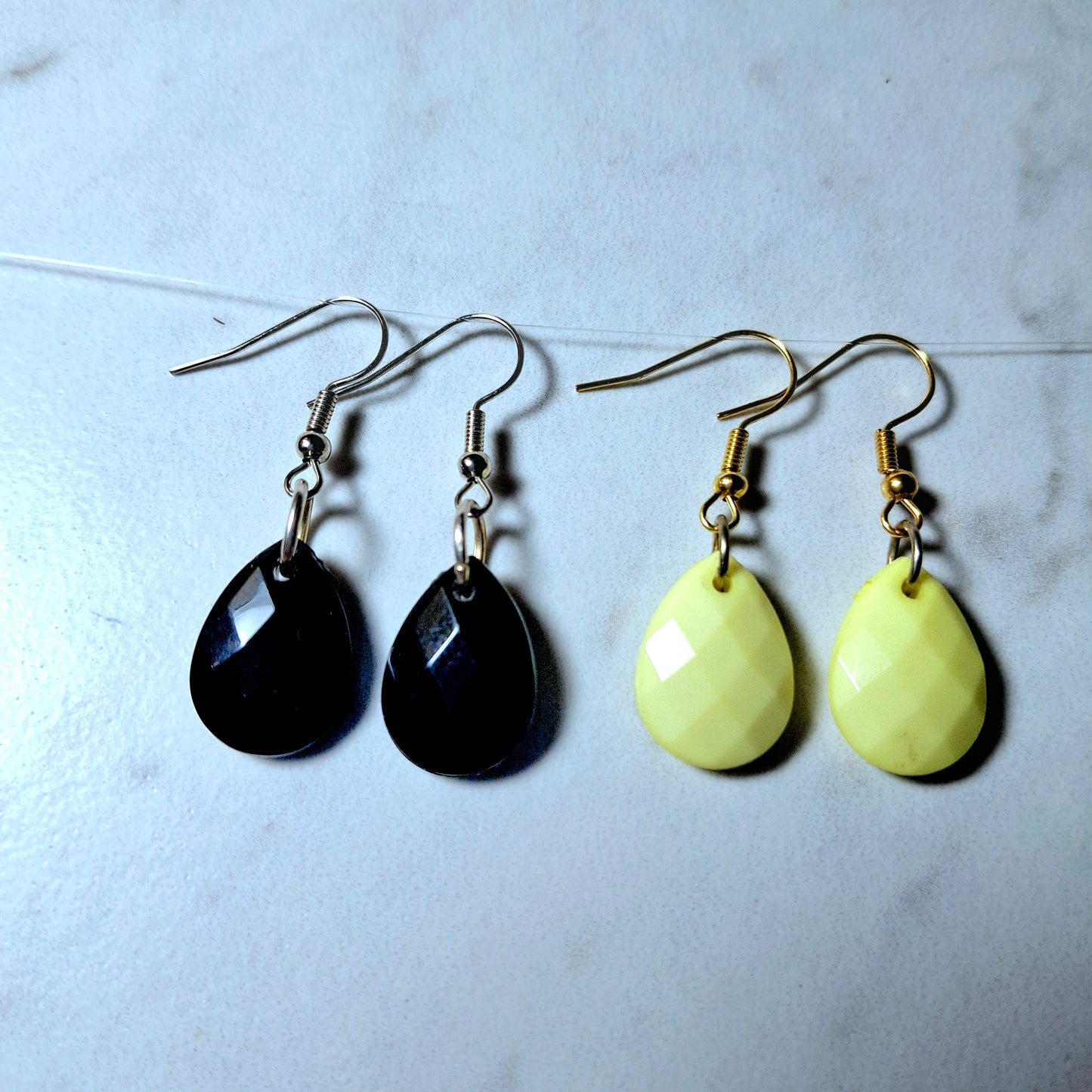 Small Tear bead earring