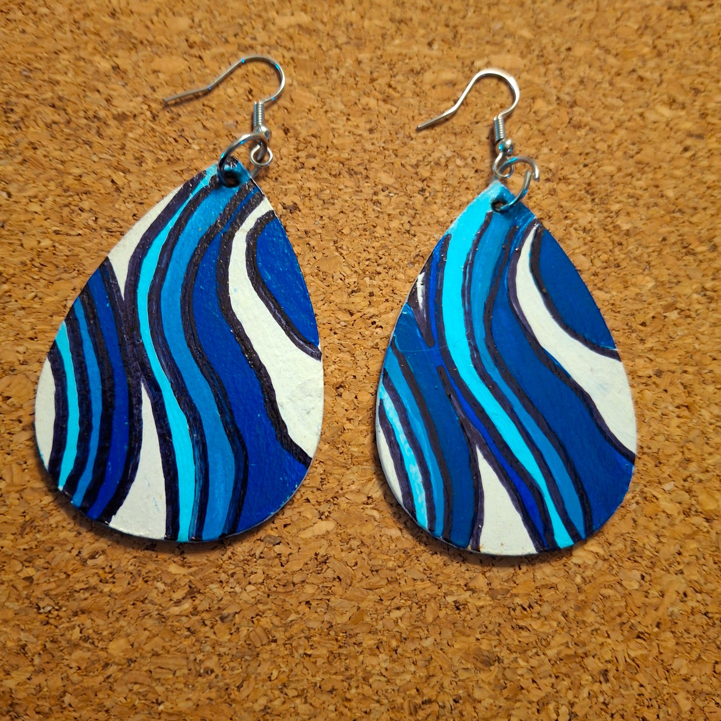 Blue wave Earrings