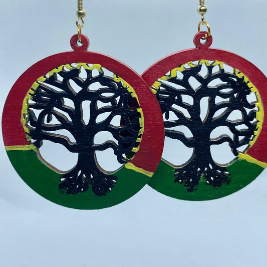 Afrocentric Tree Earrings