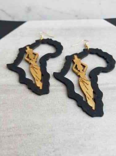 African Lady Earrings
