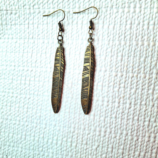 Long Leaf Earrings