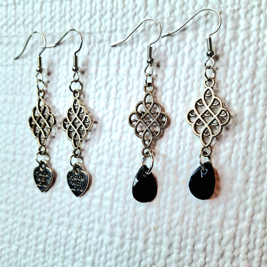 Abstract Earring drop