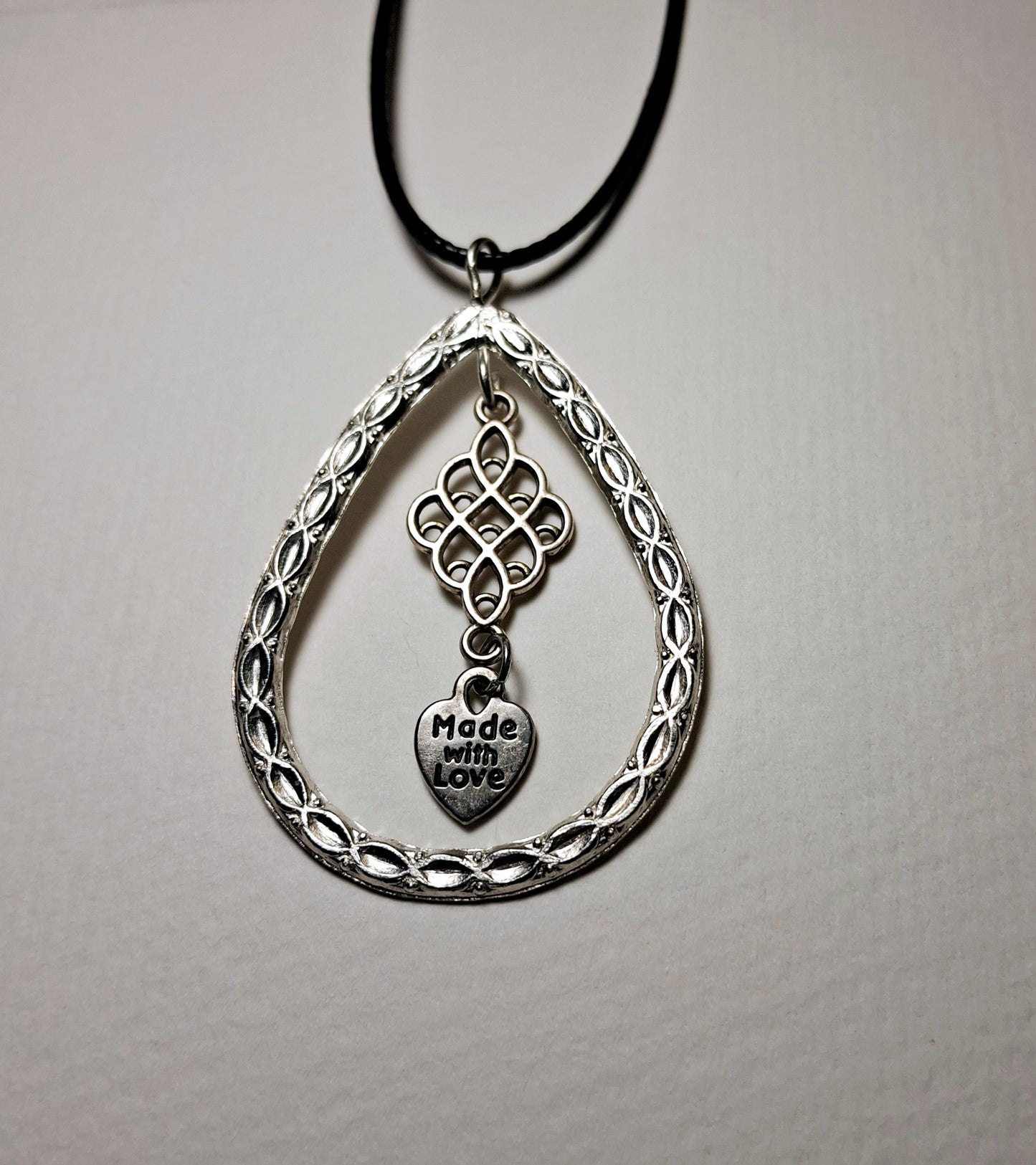 Teardrop Silver Necklace