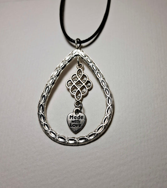 Teardrop Silver Necklace