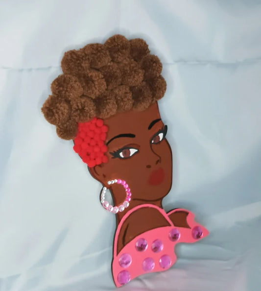 Pretty in Pink wall decor