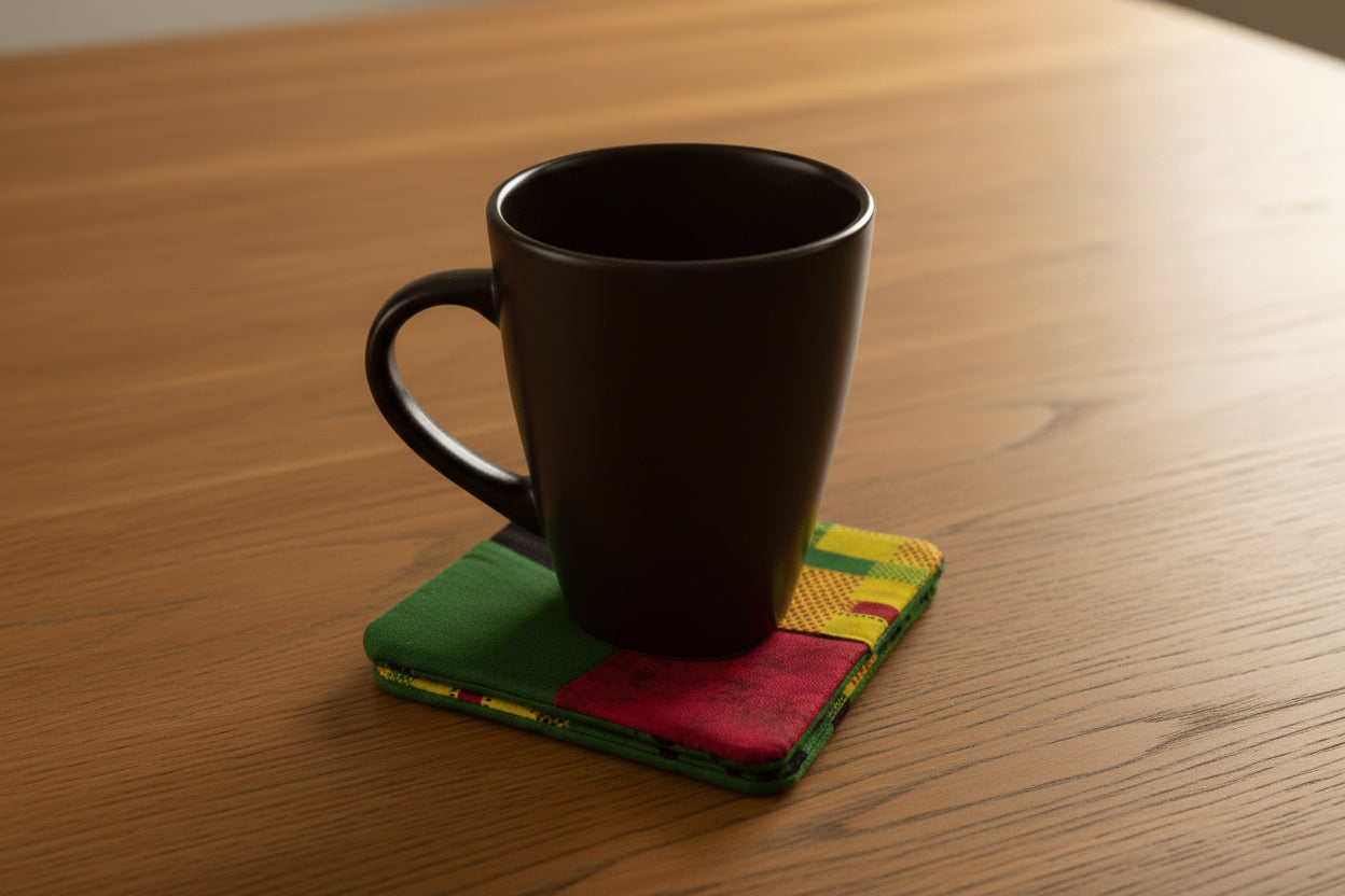 Handmade Fabric Coasters 4pc