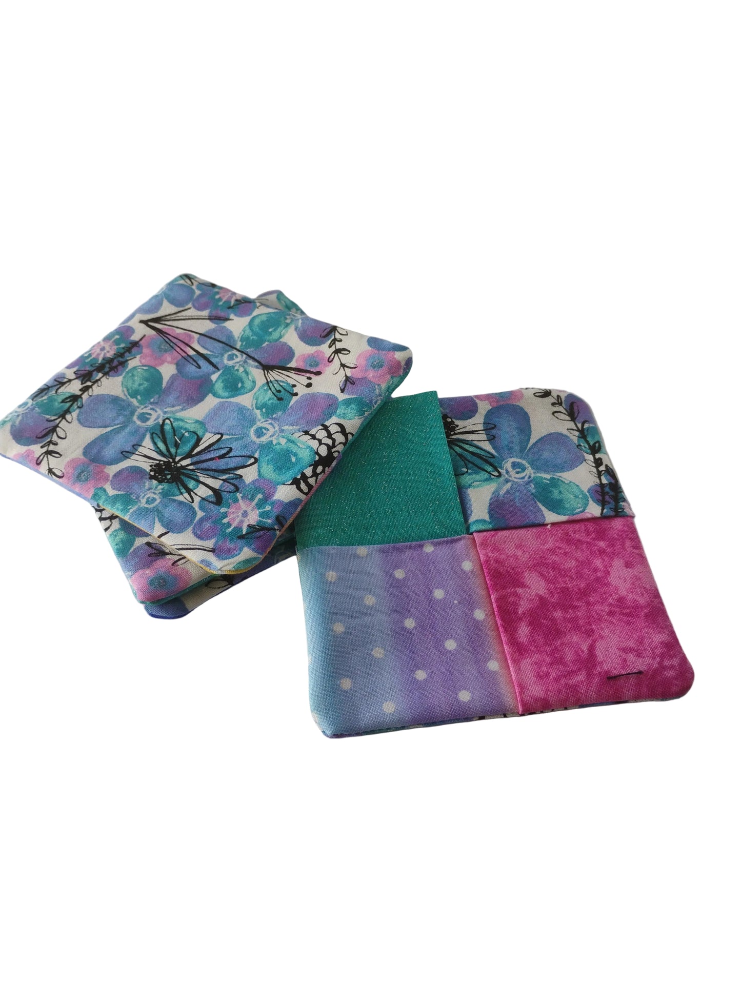 Handmade Fabric Coasters 4pc