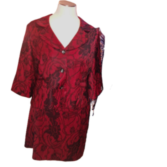 Red 2pc Suit